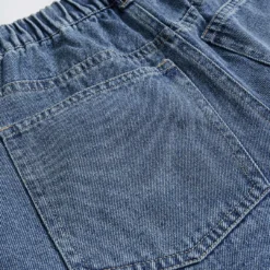 Denim Asymmetrical Skort -Women's Clothing Store 7aa1573d 054a 414c a314 b9722b19225c