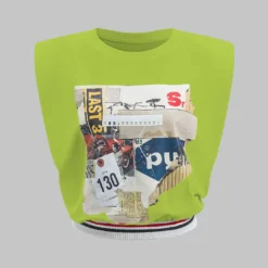 Car Letter Digital Pattern Print Sleeveless T-Shirt -Women's Clothing Store 7bb083fc 7b6d 4fa0 9c44 fb4c6ab63ad9