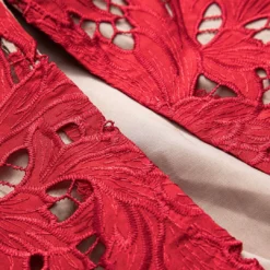 Bow Embroidery Cut Out Zipper Slit Slip Maxi Dress -Women's Clothing Store 7bbe5492 f992 4d40 84b9 ae9d7151bc14