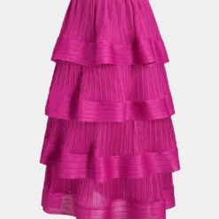 Pleated Ruffle Skirt