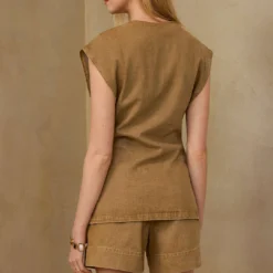 Denim Washed Pocket Shorts -Women's Clothing Store 7e041a3c 19a0 4455 a3fd 458aa2962007