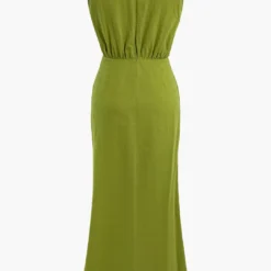 Cut Out Sleeveless V-Neck Maxi Dress -Women's Clothing Store 7ec11b32 1129 49ba 8588 0dbe3abaaaa7