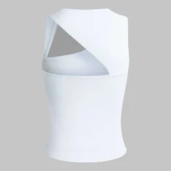Basic Asymmetrical Cut Out Tank Top -Women's Clothing Store 8011deaa b510 4644 85b8 2bc929255c5f