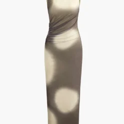 Tie Dye Mesh Slit Sleeveless Maxi Dress -Women's Clothing Store 803813b9 4a44 4128 be11 860ea702b794