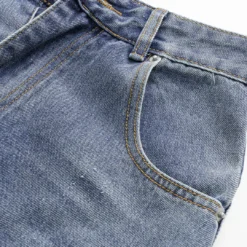 Denim Ripped Barrel Jeans -Women's Clothing Store 80932b37 40b2 44a1 8c1d b683064866aa