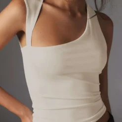 Basic Asymmetrical Cut Out Tank Top -Women's Clothing Store 80bfecde ea91 4004 b7b4 3d9a58998d7e