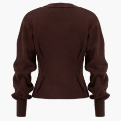 Knit Button V-neck Cardigan -Women's Clothing Store 812009de c2e8 4e17 ad45 4e46fa9b9567