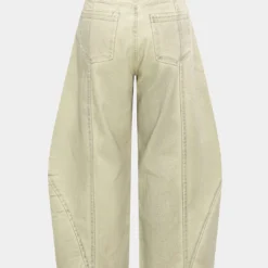 Denim Washed Barrel Jeans -Women's Clothing Store 819bad90 1c4f 499a b6fc 0906c70063b3