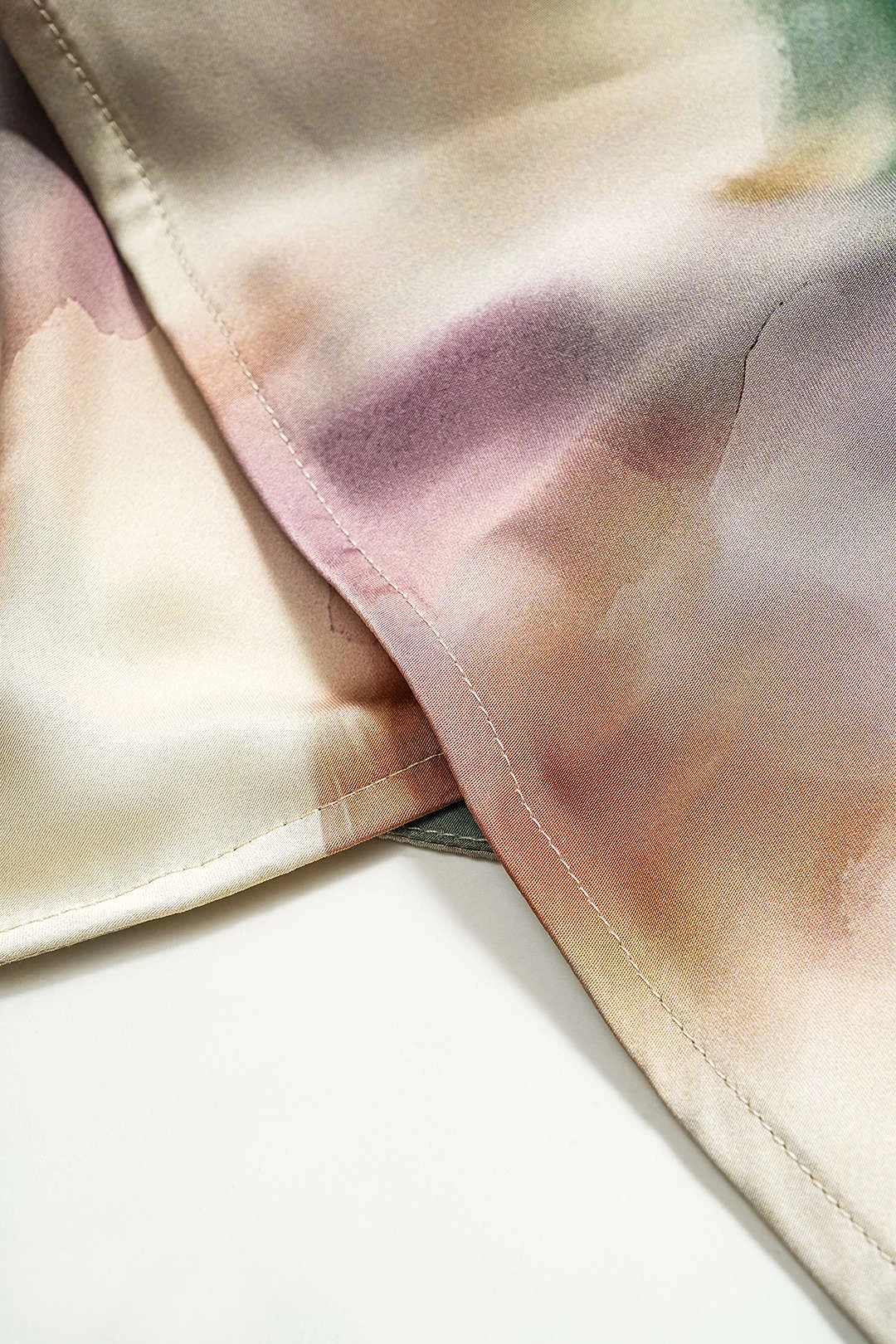 Watercolor Print Satin Cami Top 4 Watercolor Print Satin Cami Top - Image 4