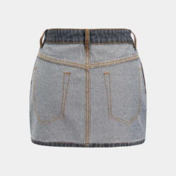 Reversible Denim Pocket Mini Skirt -Women's Clothing Store 8295e401 3f40 48c1 bf92 1cfb512ce169