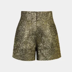 High Waisted Jacquard Shorts