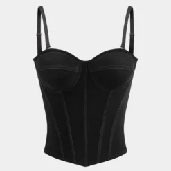 Velvet Slip Bustier Corset Waist Cami Top -Women's Clothing Store 83042a63 1a72 40e2 a1ff 20c9a5381d4e