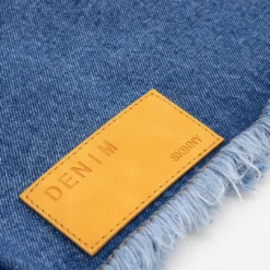 Denim Frayed Pocket Skirt -Women's Clothing Store 87603d14 9b48 465a 96a4 cab40e4c970c