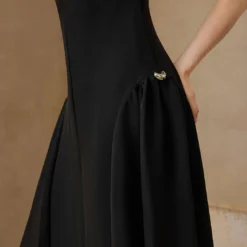 Metallic Decor Zipper Sleeveless Maxi Dress -Women's Clothing Store 8990990b 8e23 42fc 8fed 9adb7fd4e08f