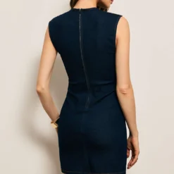 Denim Sleeveless Mini Dress -Women's Clothing Store 8aa60ca1 b6bb 4a3f 836b 649fd83698b6