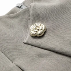 Metallic Decor Ruched Zipper Detail Shorts -Women's Clothing Store 8aaff175 35e7 42de 8daf f1bdcaa75e85