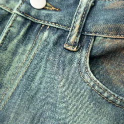 Stained Multi Flap Pocket Straight Leg Cargo Jeans -Women's Clothing Store 8be9dadd df73 49da ba4d 8e16e86fd1fb