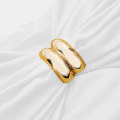 Metallic Decor Ruched Sleeveless Bodysuit -Women's Clothing Store 8bfb0262 2f17 4fd0 bfee d07d3f9fad66