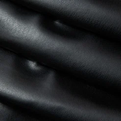 Asymmetrical Hem Faux Leather Mock Neck Ruched Sleeveless Top -Women's Clothing Store 8e867efb 35fb 4bc5 89c0 236c0b43c884