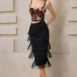 Mesh Sheer Slip Appliques Bustier Cami Top -Women's Clothing Store 8f8e9c0b bab2 4a58 9969 7122dc8bfc11