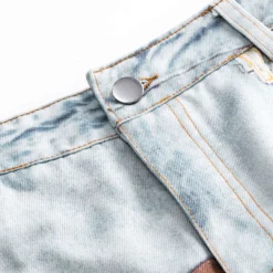 Abstract Print Ruched Button Pocket Skirt -Women's Clothing Store 903ed480 f68a 4c50 aa94 944113029fa0