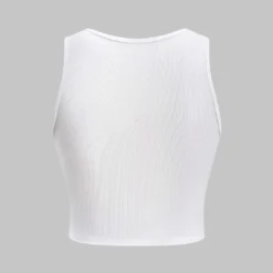 Letter Print U-Neck Tank Top -Women's Clothing Store 90851111 a785 45ef 9968 2e7bc4e4f027