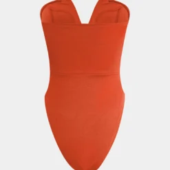 Basic V-neck Strapless Bodysuit -Women's Clothing Store 9089b8e7 b596 436a b17a bdd35c4d3a32