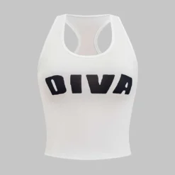 Letter Print Slip Cami Top