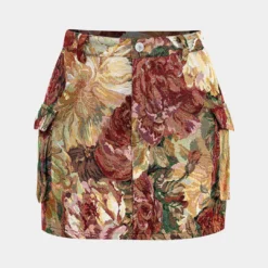 Jacquard Pocket Skirt