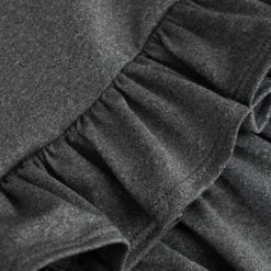 Ruffle Round Neck Puff Hem Long Sleeve Mini Dress -Women's Clothing Store 9103e68a 8fe0 4338 9295 5a7d2c8e886e