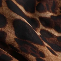 Leopard Print Sheer Draped Maxi Dress -Women's Clothing Store 915fcca4 171e 41e5 ac6a 901b0b20048a