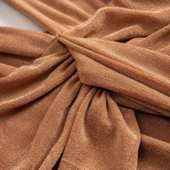 Halter Neck V-Neck Twist Knot Ruched Backless Sleeveless Maxi Dress -Women's Clothing Store 918e1132 63c4 4655 9ea2 bae806007065