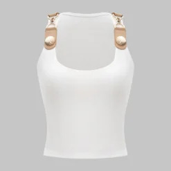 Metallic Decor Slip Cami Top