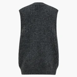 Denim Patchwork Pocket Sweater Vest -Women's Clothing Store 925d6d4a 81a1 4753 95a7 5c3927dd0d27