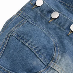 Washed Denim Zipper Tube Top And Pocket Skirt Set -Women's Clothing Store 933d10c7 b468 4a84 b950 1d2c5b49a149