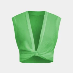 Twist Knot V-Neck Tank Top -Women's Clothing Store 93b57a37 c769 4eb7 8077 b38404c19662