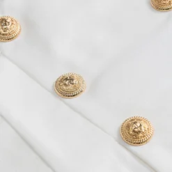 High Waist Button Detail Zipper Skirt -Women's Clothing Store 93f61c51 f73f 444f bfe3 bf75f0537fca