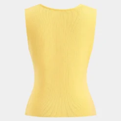 Sweater Metallic Button Tank Top -Women's Clothing Store 9409c960 45e3 47f8 80b1 6fbca33f61c3