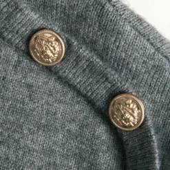 Knit Asymmetrical Button Long-Sleeve Top -Women's Clothing Store 940d6d36 2c8f 4415 ba95 04bd26dcfe59