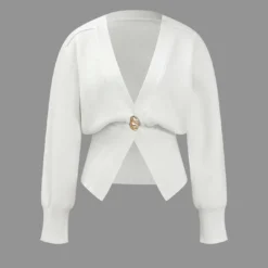 V-neck Sweater Cardigan -Women's Clothing Store 941739a4 27d4 42c3 aa5e 6b8d330334a8