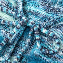 Stripe Feather Detail Tie Front Long Sleeve Knit Cardigan -Women's Clothing Store 9461995c cc9d 47ca 8459 6eb19240f013