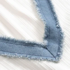 Denim Patchwork Asymmetrical Slip Sleeveless Maxi Dress -Women's Clothing Store 9480effe 8063 40d8 a555 f4628f4ea381