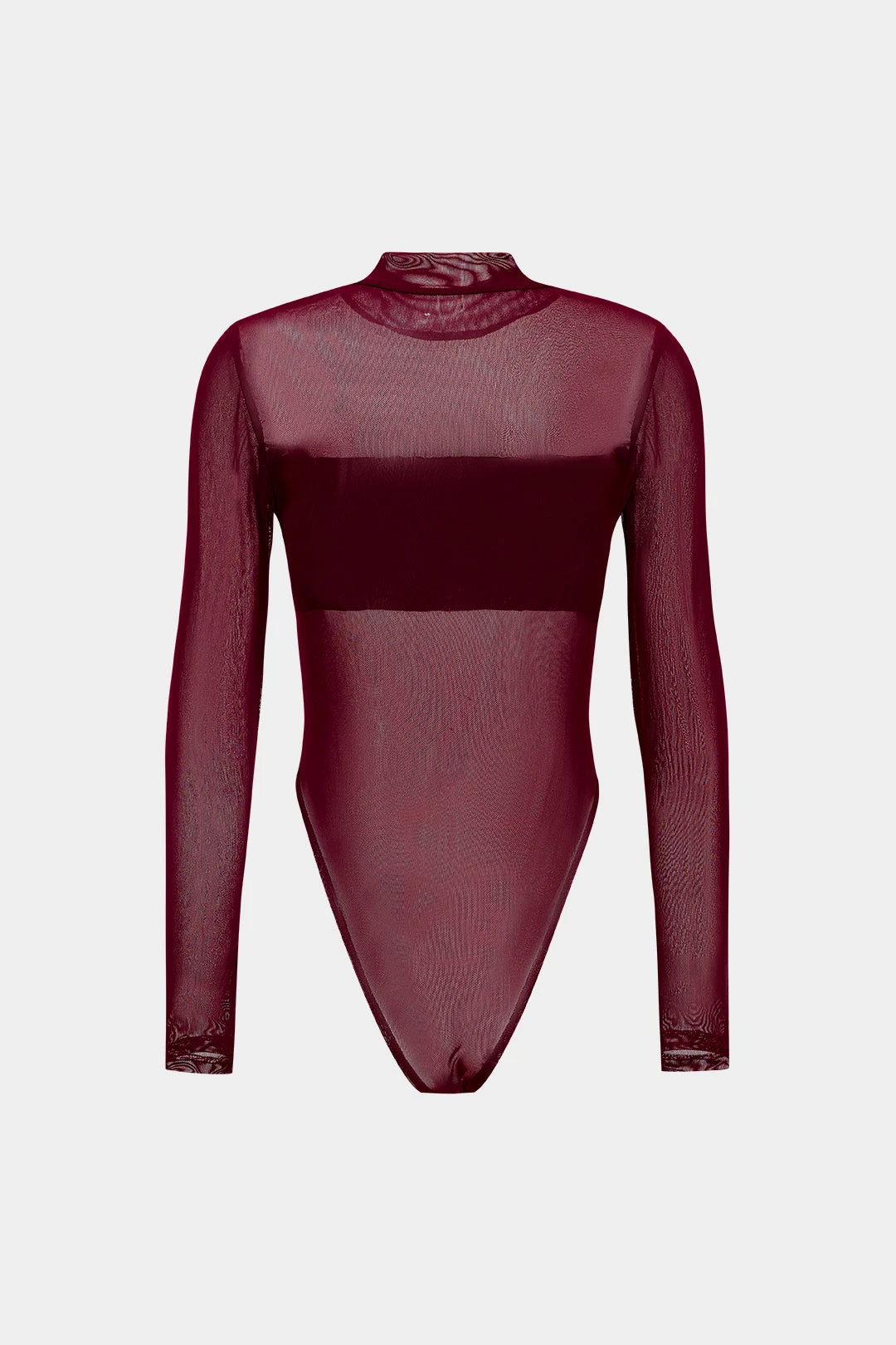 Faux Leather Patchwork Long Sleeve Bodysuit 2 Faux Leather Patchwork Long Sleeve Bodysuit - Image 2