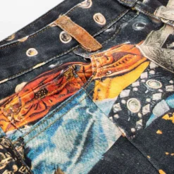 Retro Print Denim Barrel Jeans -Women's Clothing Store 97c49639 0c8d 4ebe b279 184aa8a4b7b6