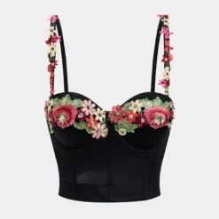 Slip Applique Bustier Cami Top