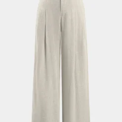 Solid Wide Leg Trousers