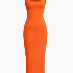 Basic Solid Tank Maxi Dress -Women's Clothing Store 9935bdfd e6c9 4e83 b142 ef5966aef7e5