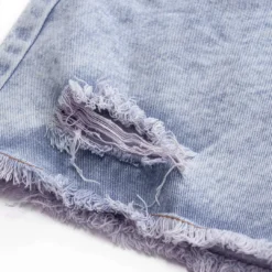 Denim High Waist Ripped Shorts -Women's Clothing Store 993c4743 8d29 4323 a3c8 b257c60c5500