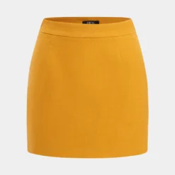 Linen High Waist Skirt -Women's Clothing Store 99b2dff0 eb03 43b6 b5ef 852629bd3c8b