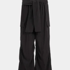 Strappy Wide-Leg Trousers
